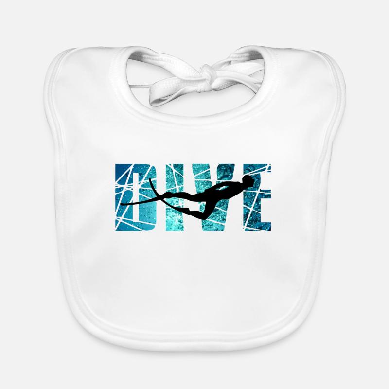 DIVE - Outdoor reef divers Organic Baby Bibs