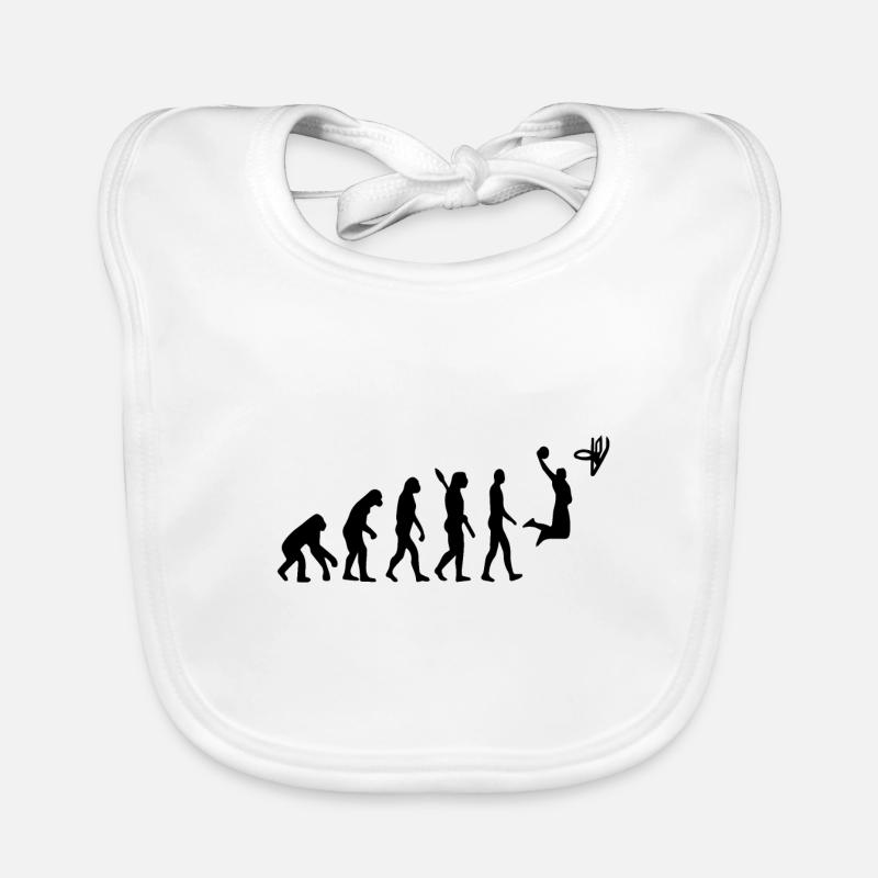Evolution du basketball Bavoir bio Bébé