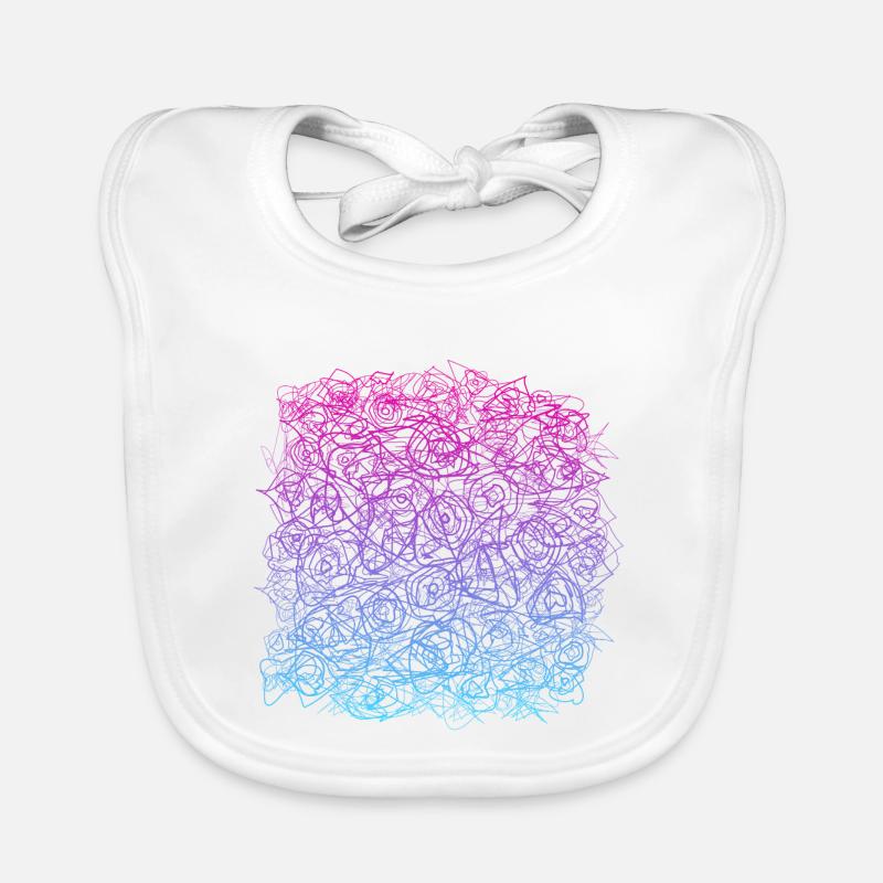 Pattern (scribble) Organic Baby Bibs