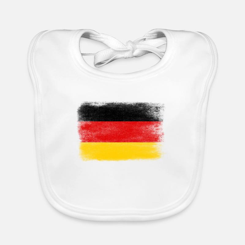 Germany flag Organic Baby Bibs