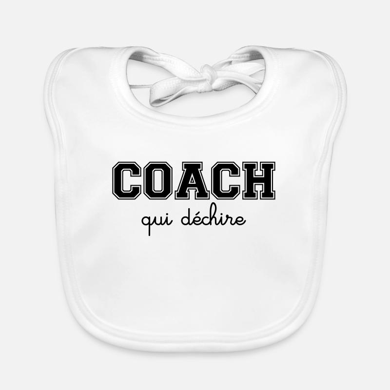 Coach Qui Déchire Bavoir bio Bébé