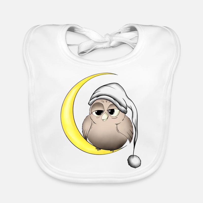 Eule Baby Bio-Lätzchen