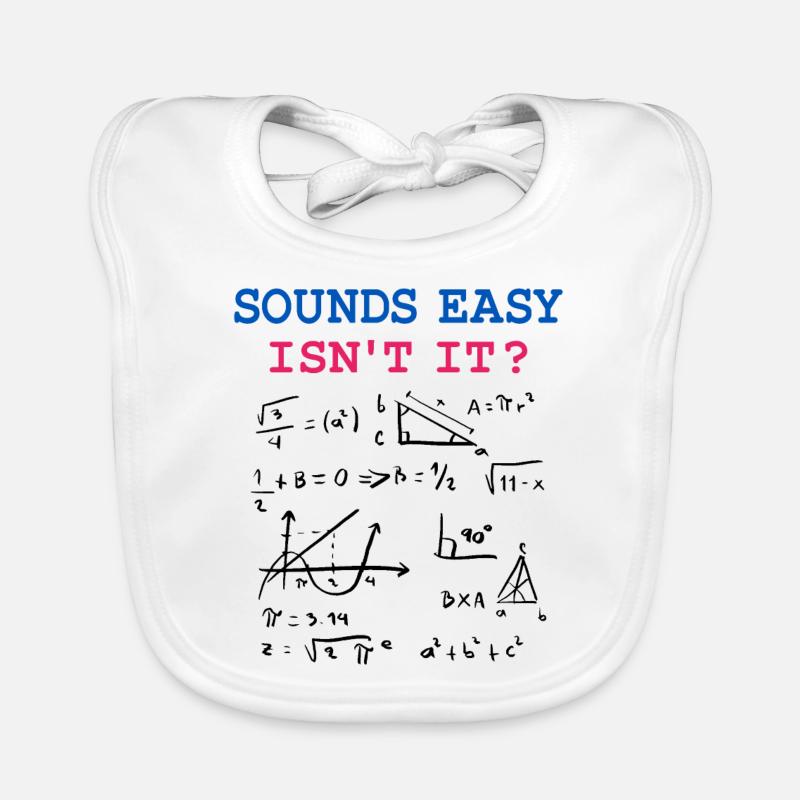 Funny Math Jokes, Physics and Math Formulas Organic Baby Bibs