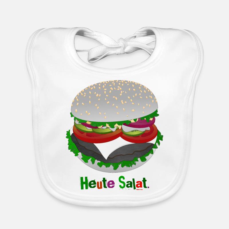 Salade style burger Bavoir bio Bébé