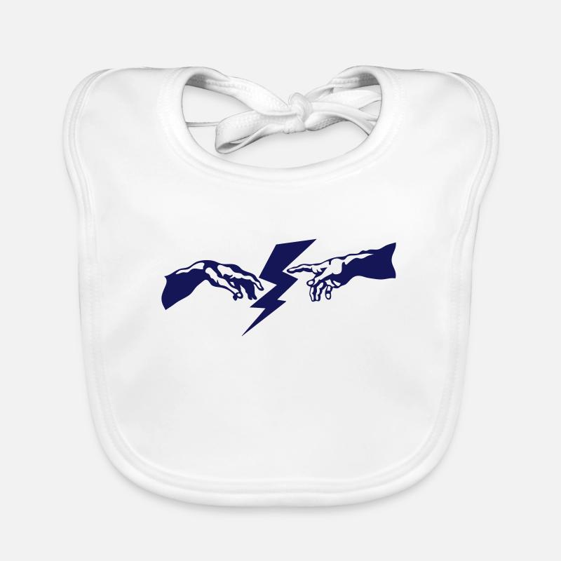 Handgott Blitz Blitz Baby Bio-Lätzchen