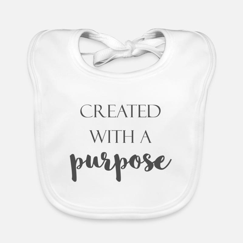 Created with a purpose Baby Bio-Lätzchen