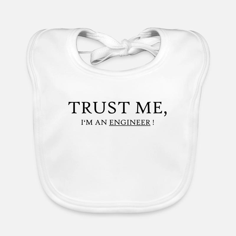 Trust me I'm an Engineer Baby Bio-Lätzchen