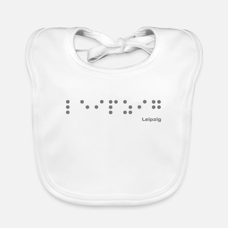 Leipzig braille Bavoir bio Bébé