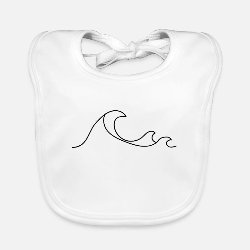 waves Organic Baby Bibs