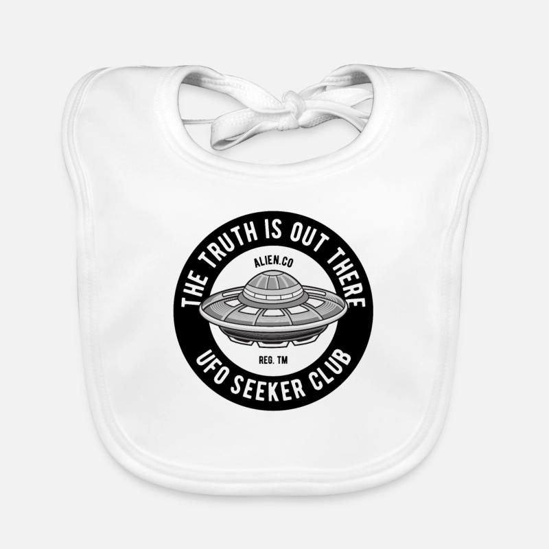 UFO Science Fiction Organic Baby Bibs