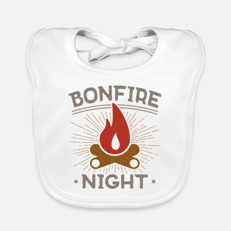 Nuit du feu de joie Bavoir bio Bébé