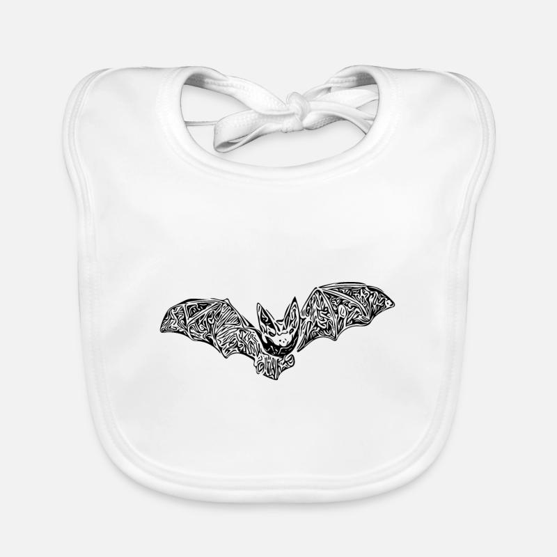 Incredibly cute bat Organic Baby Bibs