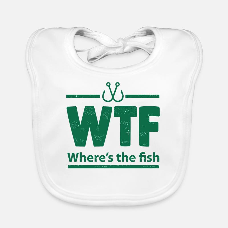 Where is the fish? - Gift Organic Baby Bibs