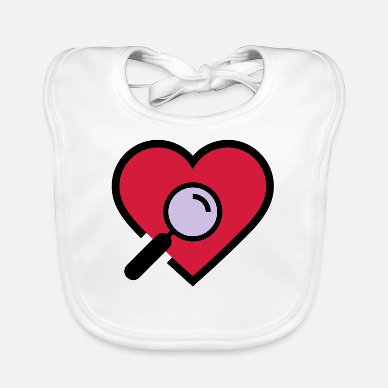 Loupe d'examen cardiaque Bavoir bio Bébé