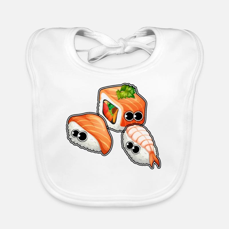 cute sushi Baby Bio-Lätzchen
