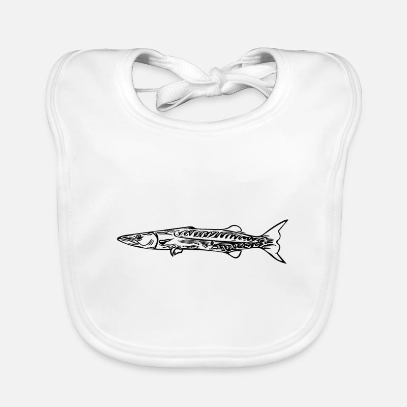Barracuda Predator Elegant Fast Pike Organic Baby Bibs