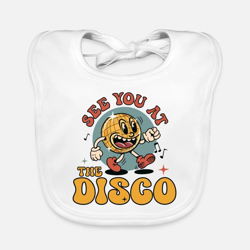 Wir sehen uns in der Disco Baby Bio-Lätzchen