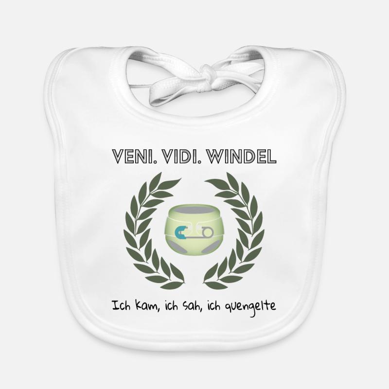 Veni. Vidi. Windel Baby Bio-Lätzchen