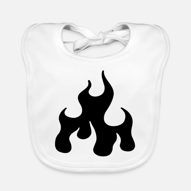 Feuer Baby Bio-Lätzchen