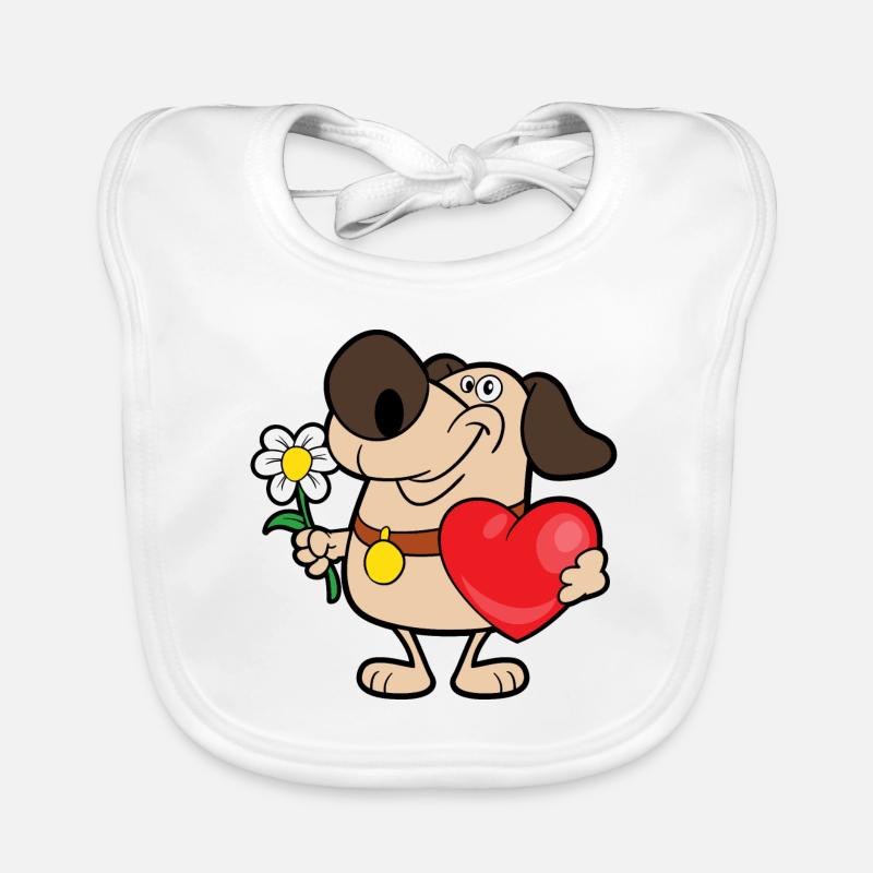 Valentinstag Baby Bio-Lätzchen