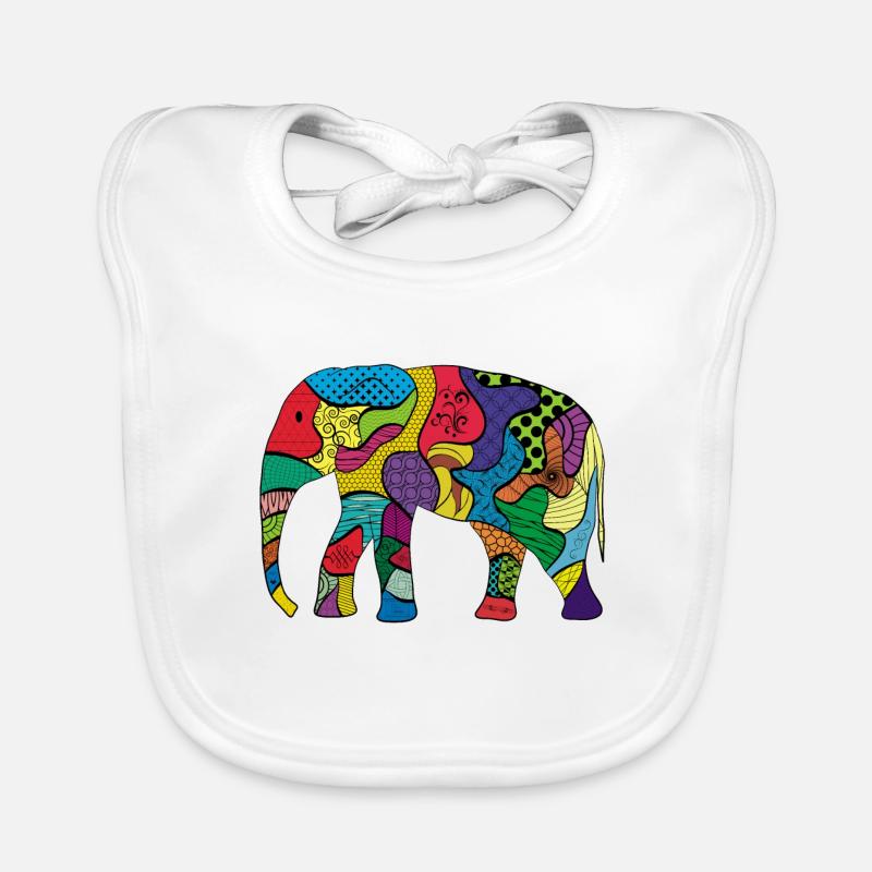 elephant Organic Baby Bibs