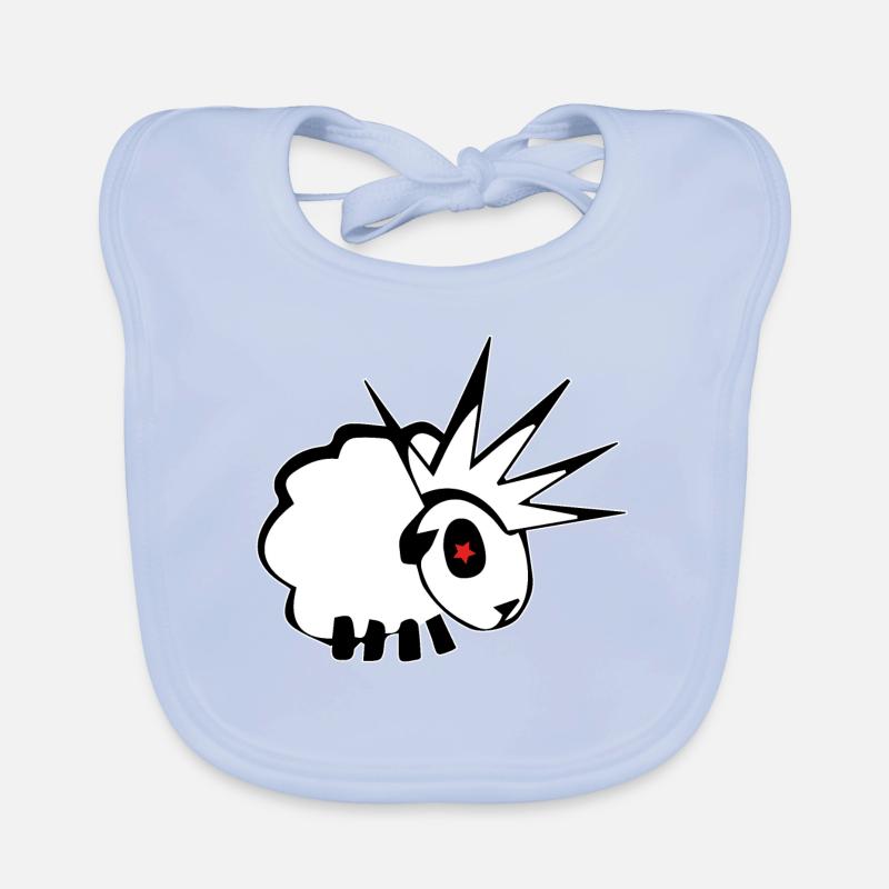 PUNK SHEEP Organic Baby Bibs