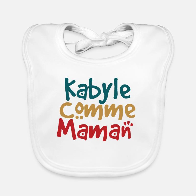 Kabyle comme maman Bavoir bio Bébé