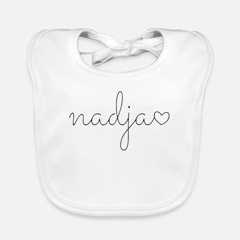 Nadja nom prénom Bavoir bio Bébé