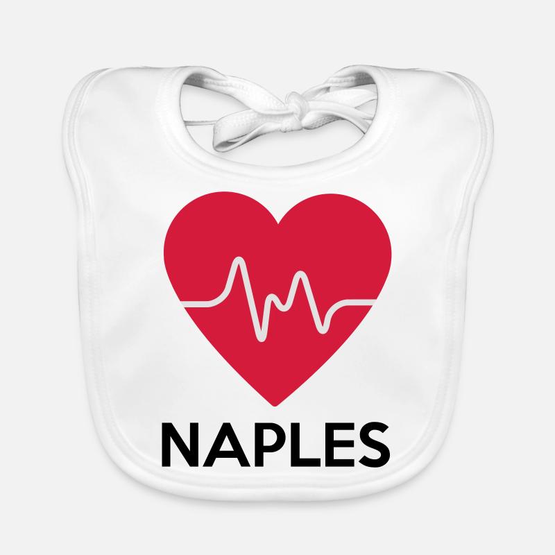 coeur de Naples Bavoir bio Bébé