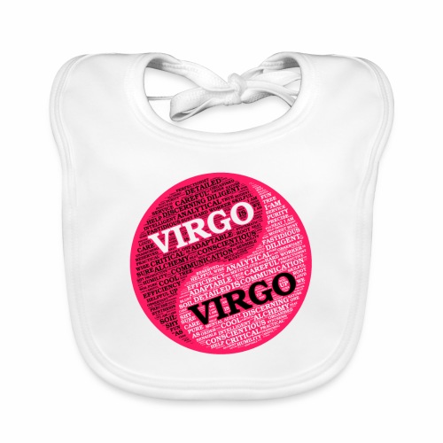 Virgo and Virgo Zodiac Sign Woman Love Mug - Organic Baby Bibs