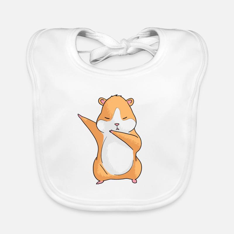 Hamster Danse - Teddy hamster tamponnant Danse Bavoir bio Bébé