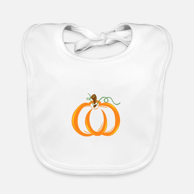 Kürbis Halloween Baby Bio-Lätzchen