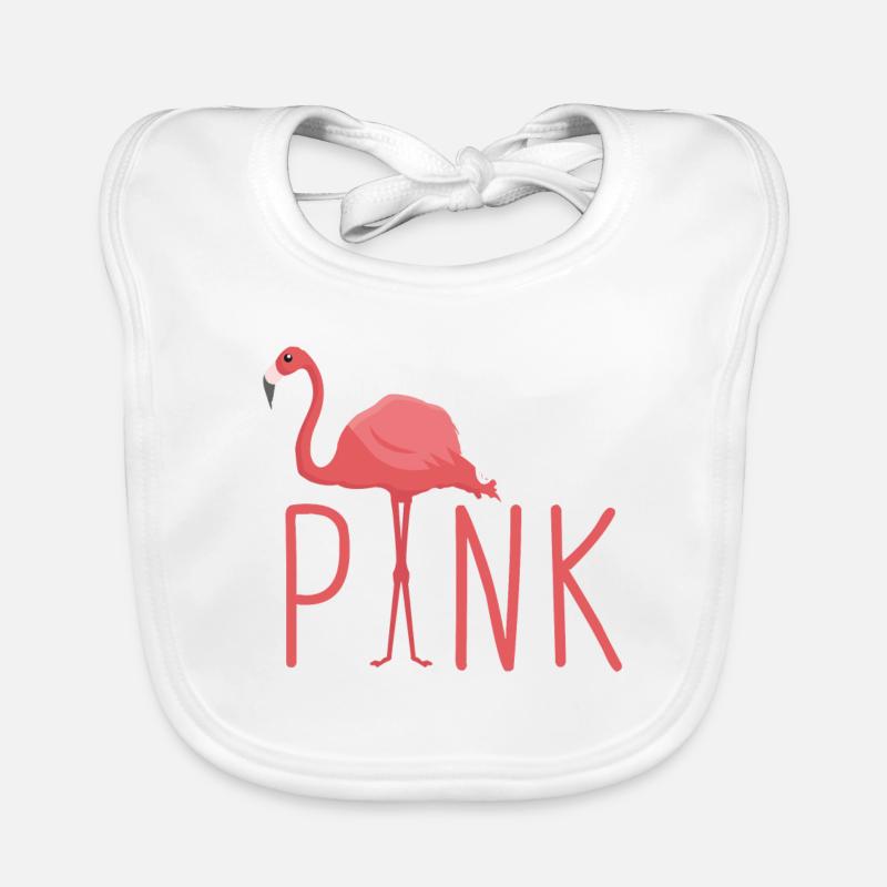 Flamingo - Pretty in Pink Organic Baby Bibs