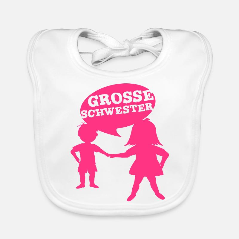 Grosse Schwester Baby Bio-Lätzchen