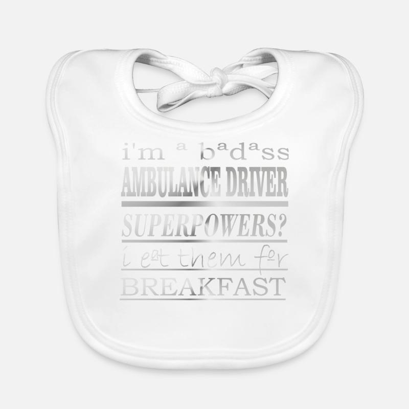 Ambulancier Bavoir bio Bébé