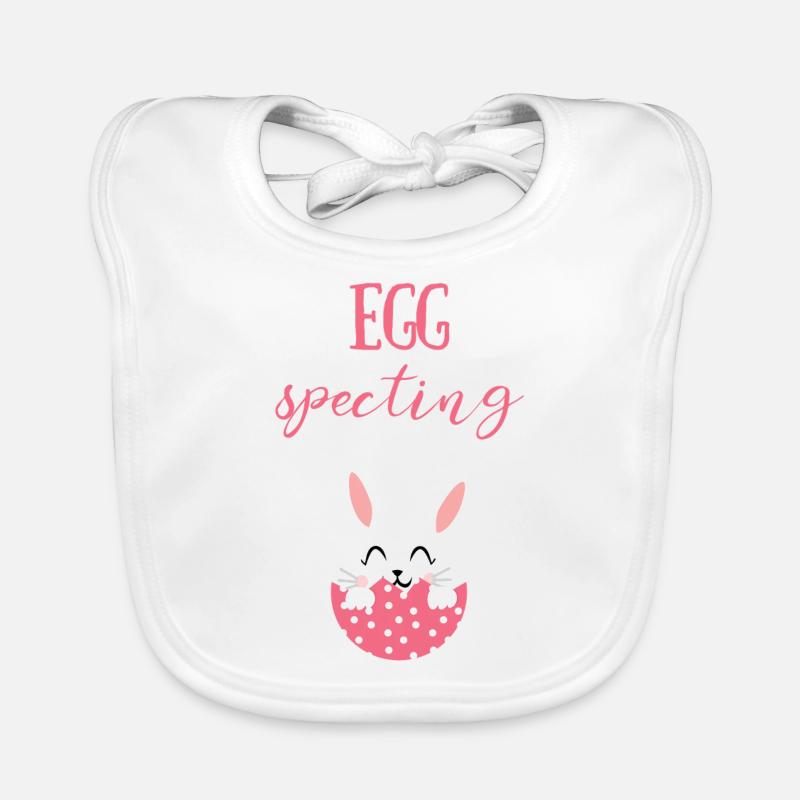 Easter - Easter Bunny - Easter Egg - Sweet - Comic Organic Baby Bibs