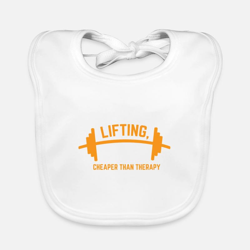 LIFTING CHEAPER THAN THERAPY GESCHENK Baby Bio-Lätzchen