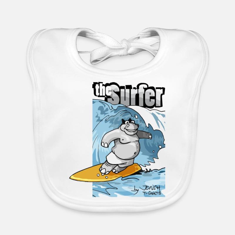 der Surfer Baby Bio-Lätzchen