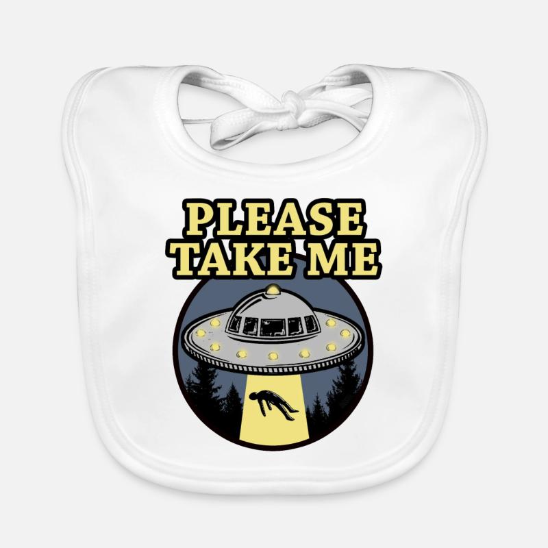 PLEASE TAKE ME Baby Bio-Lätzchen