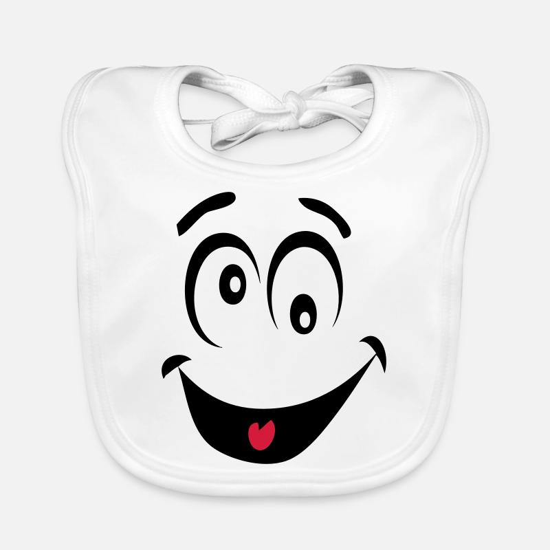 smiley dingue1 Bavoir bio Bébé