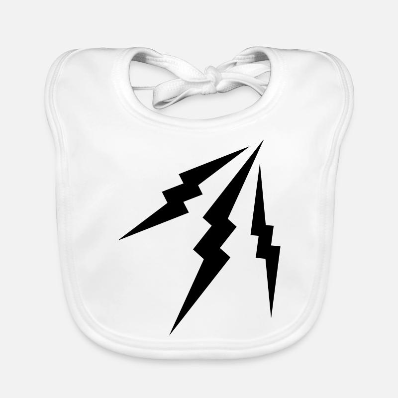 éclairs Bavoir bio Bébé