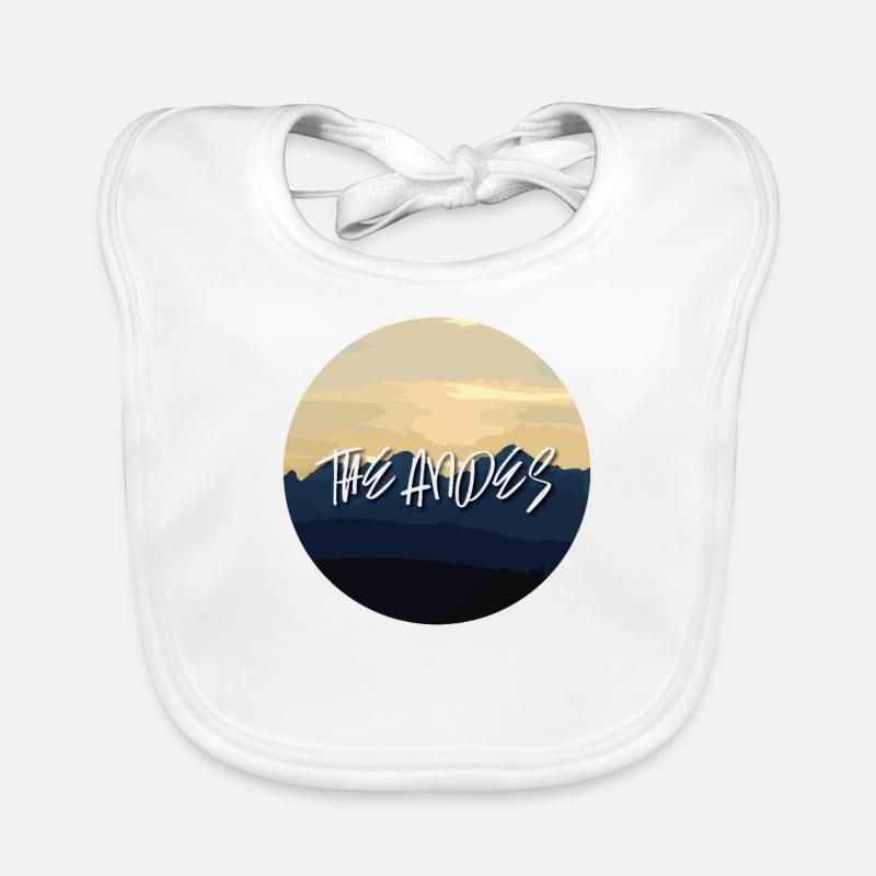 Geschenk Peru Anden Spruch Urlaub Backpacker Cusco Baby Bio-Lätzchen