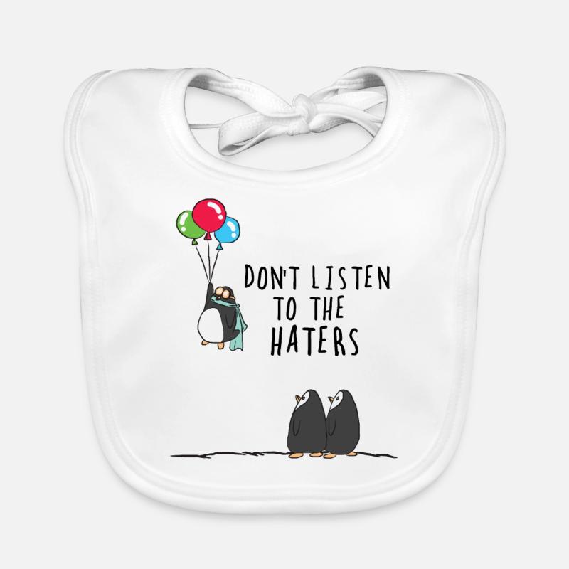 haters Organic Baby Bibs