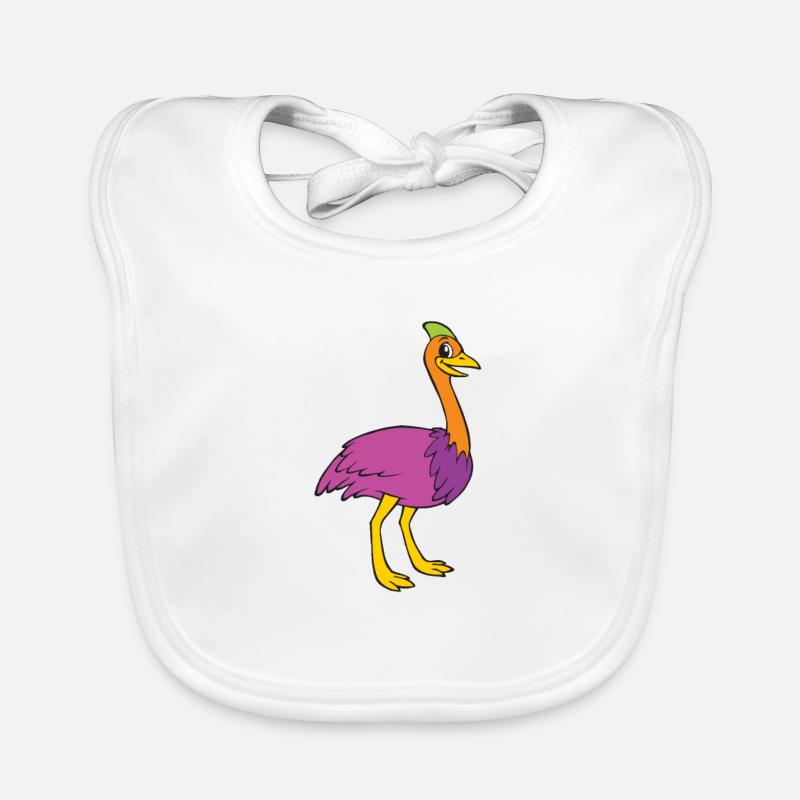 Ostrich Organic Baby Bibs