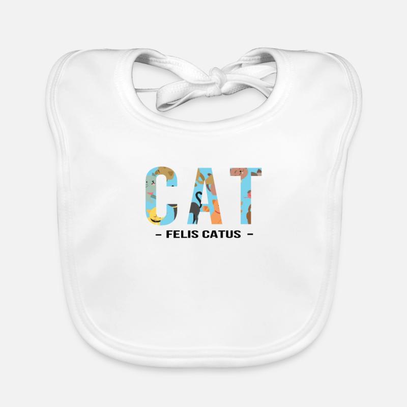FELIS CATUS - adage du chat Bavoir bio Bébé