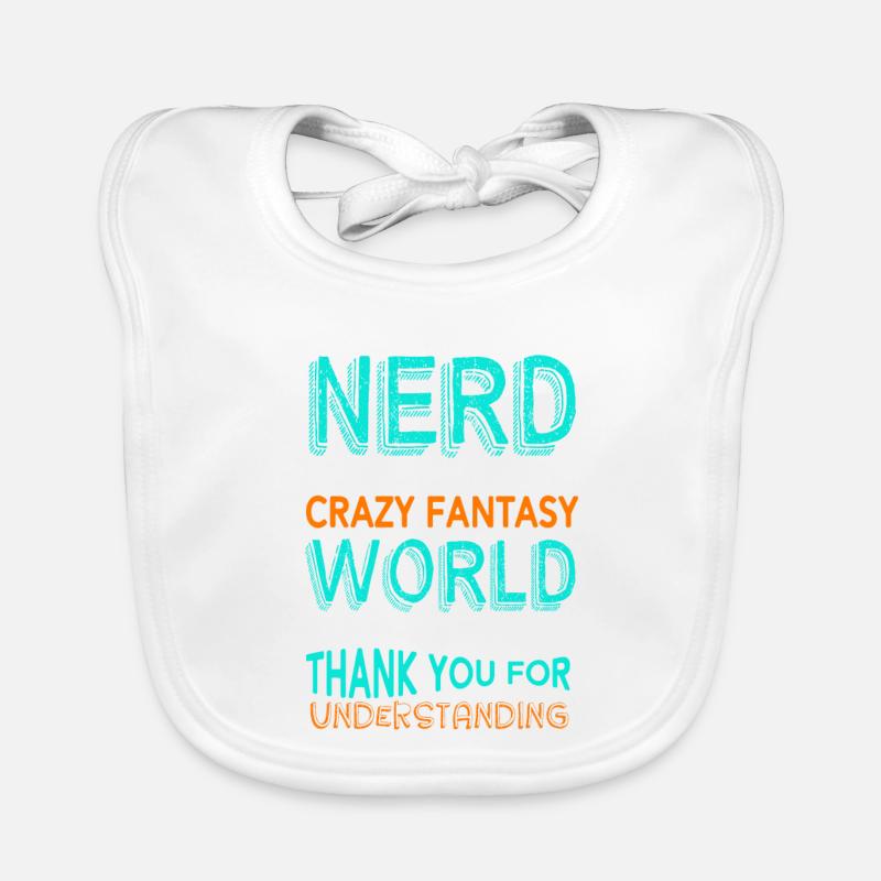 I'm a Book Nerd Tea Love Book gift Organic Baby Bibs