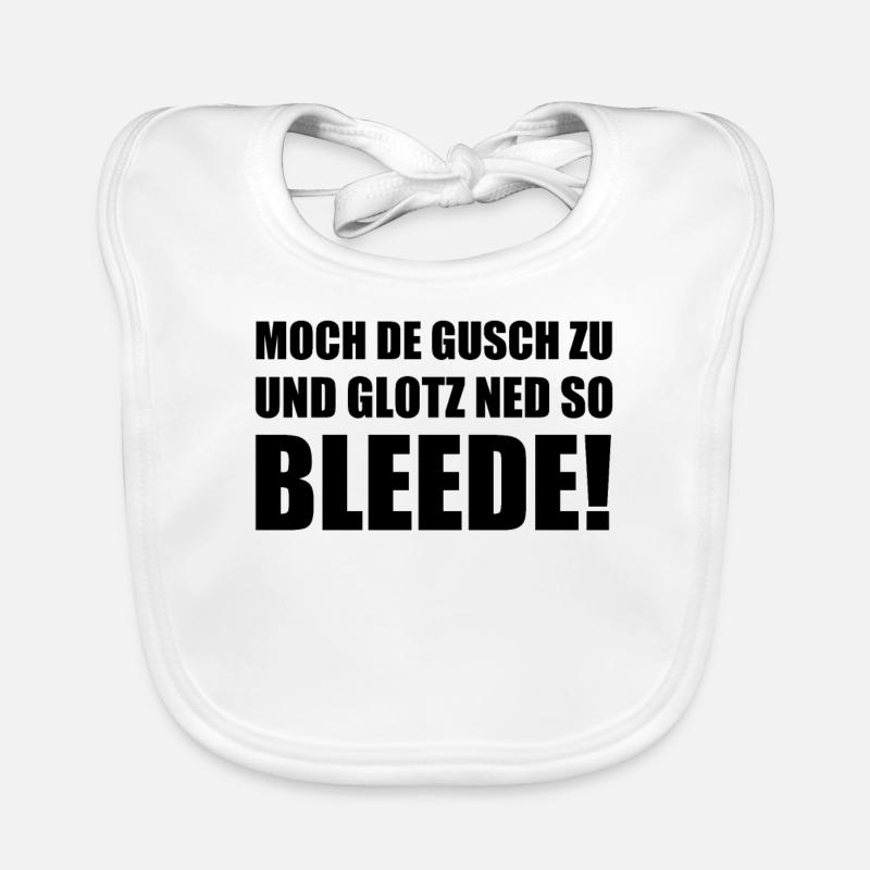 Phrase amusante Ossi saxon dialecte Saxe Bavoir bio Bébé