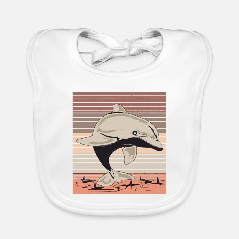 Delfin Baby Bio-Lätzchen