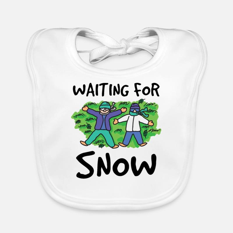 Neige Bavoir bio Bébé