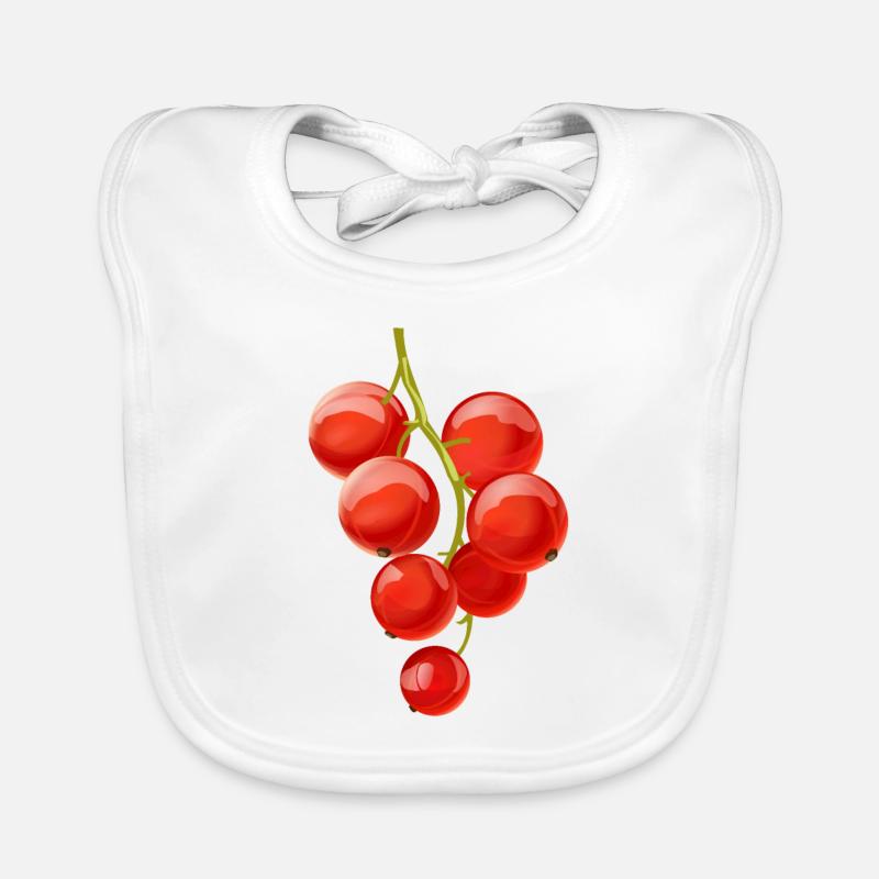 Ribisel Beeren Obst Frucht Baby Bio-Lätzchen
